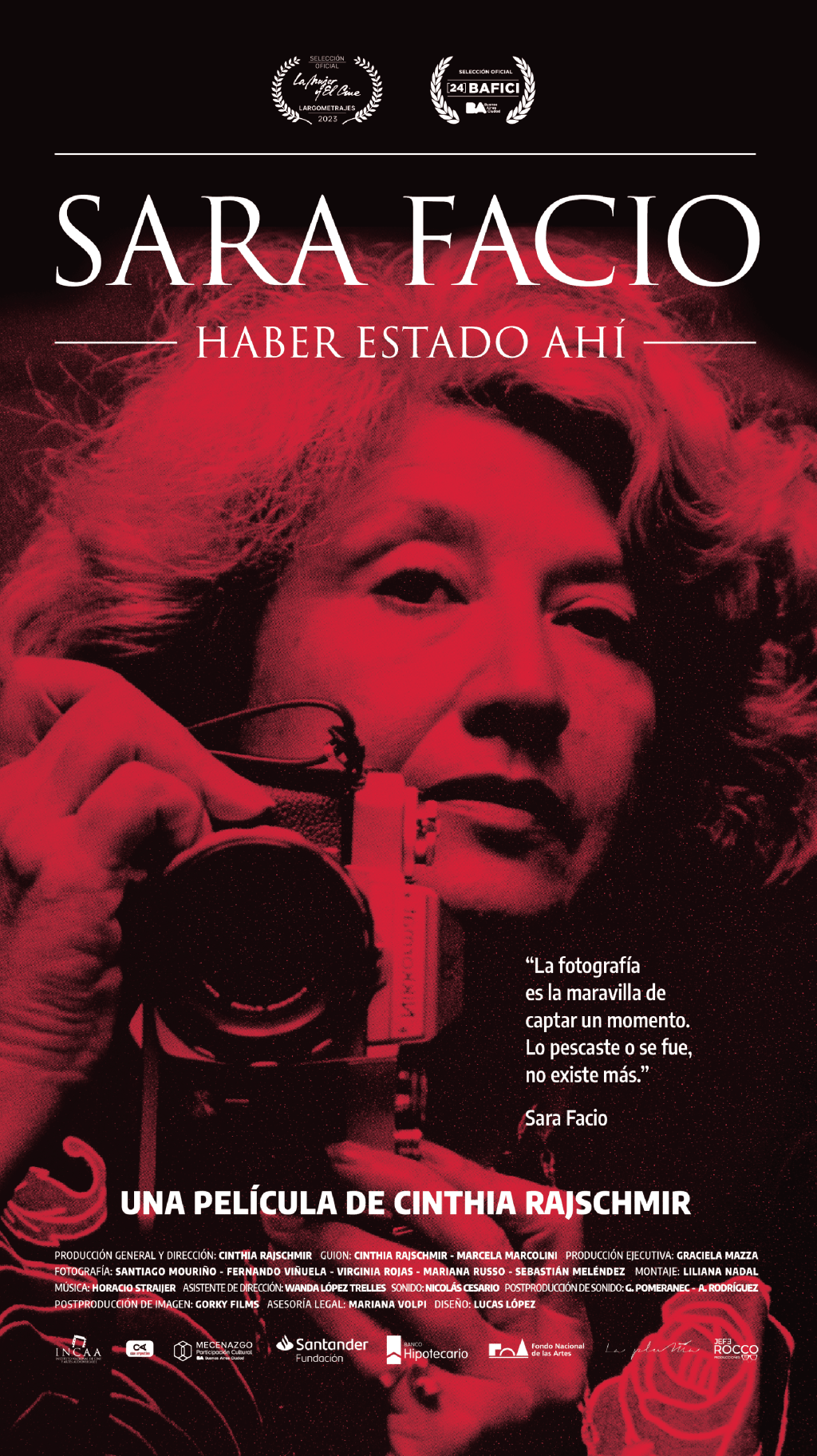 «Sara Facio: haber estado ahí», célebre entre los festivales.