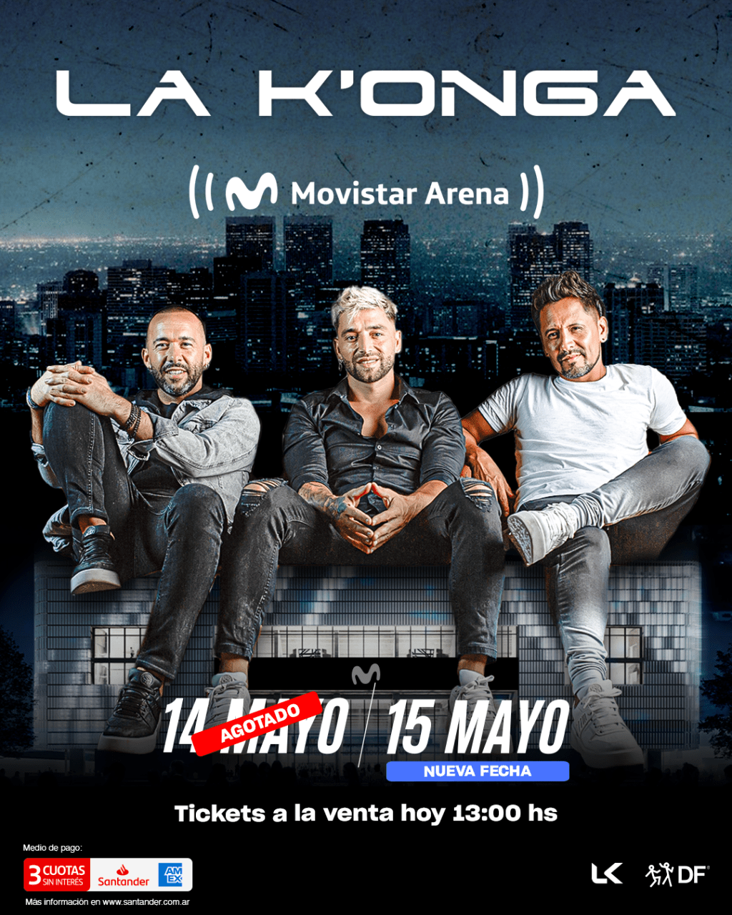 Fiesta total: La K’onga agrega un segundo Movistar&nbsp;Arena