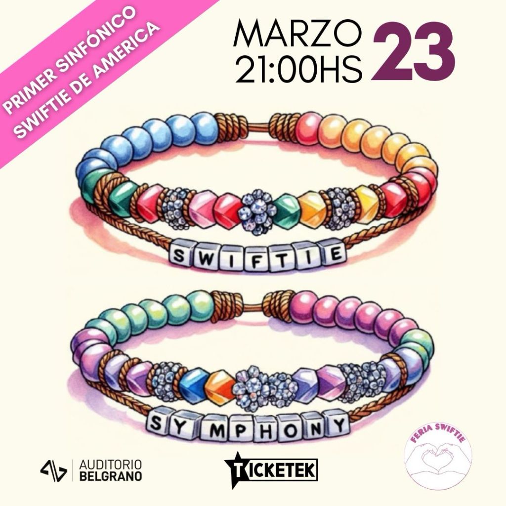 Swiftie Symphony se presentará en el Auditorio de&nbsp;Belgrano