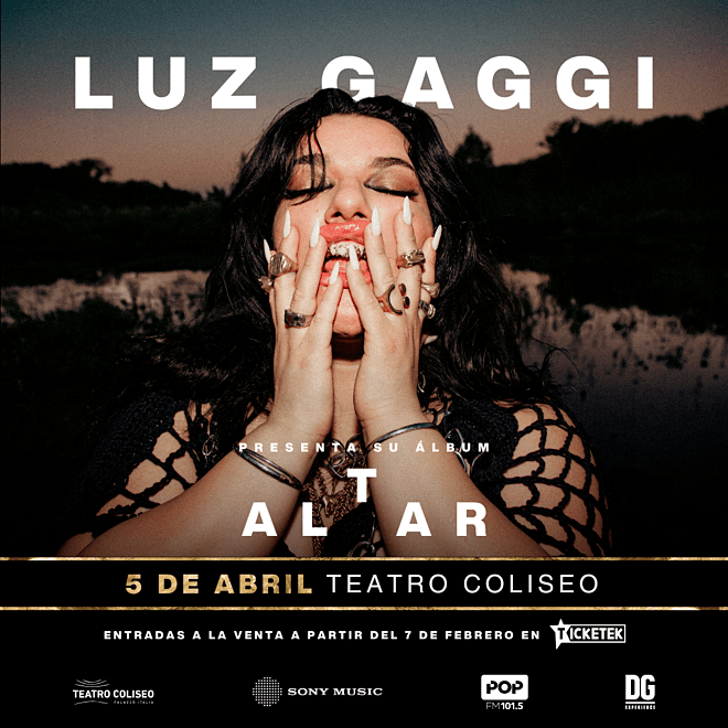 Luz Gaggi se prepara para presentar «Altar» en el Teatro&nbsp;Coliseo