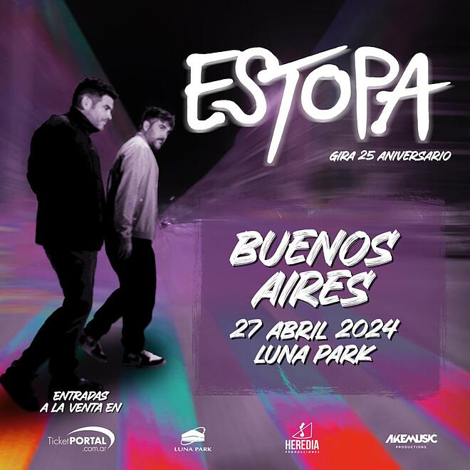 Estopa cumple 25 años: dónde puedo comprar las entradas para el Luna Park