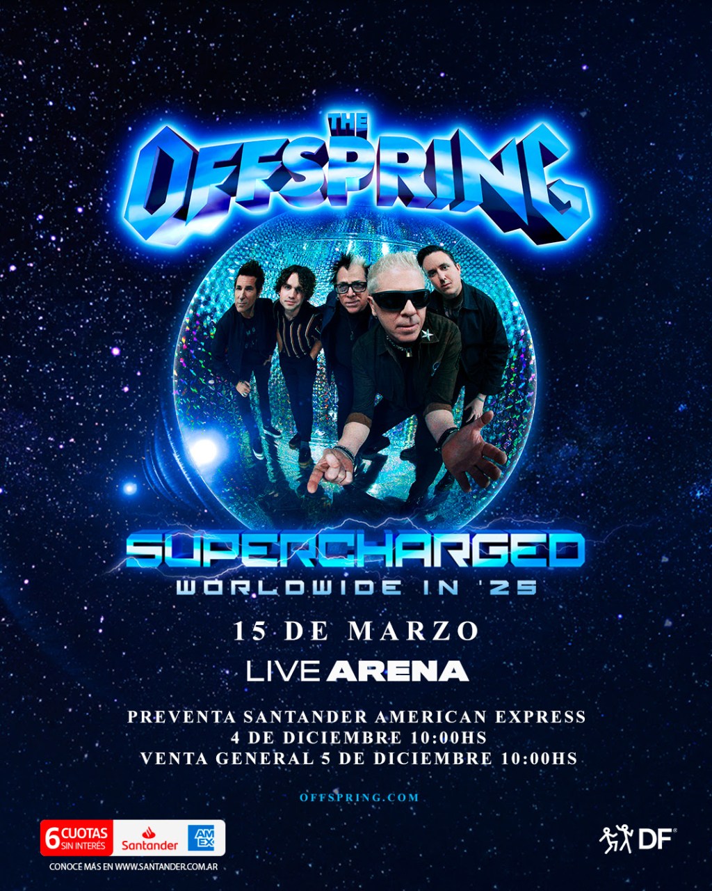 ¡The Offspring anuncia su regreso a la&nbsp;Argentina!