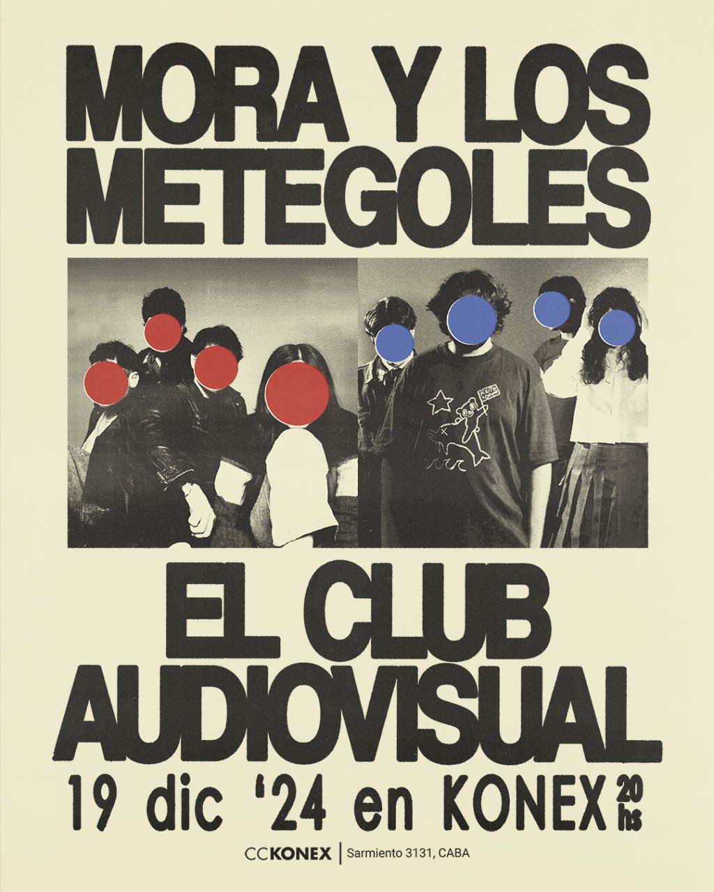 Mora y Los Metegoles despide el año junto a El Club Audiovisual en el&nbsp;Konex